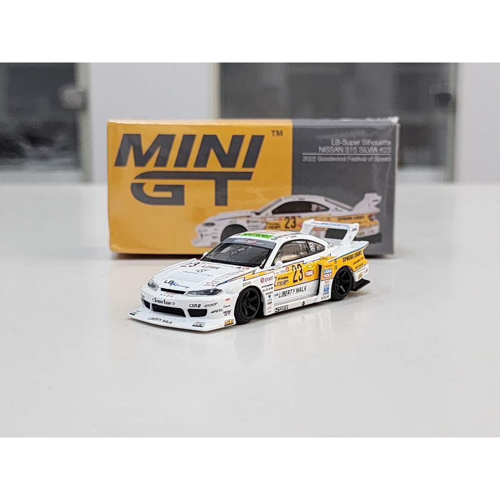 Nissan LB-Super Silhouette S15 Silva 23 2022 1:64 MiniGT รถโมเดล