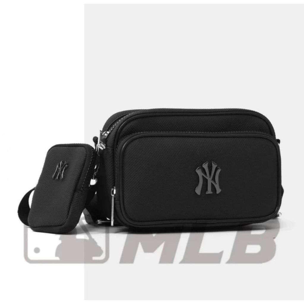 Mlb กระเป๋าสะพายข้างผู้ชายคุณภาพสูงแฟชั่นผ้าหนัง Si กันน้ํา รุ่นใหม่ล่าสุด_ROMASHOP