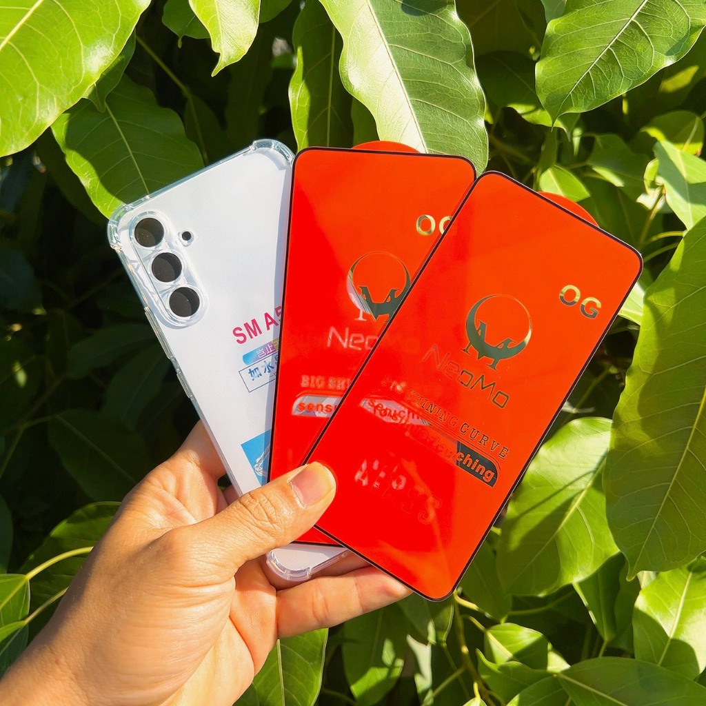 Combo 2 กระจกนิรภัยแบบเต็มหน้าจอพร้อมเคสกันกระแทก SS A10S A20S A30S A50S A70 A02S A03S A04S A05S A11