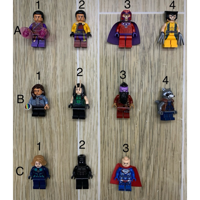 Lego minifigures Superhero Character marvel และ DC ของแท ้