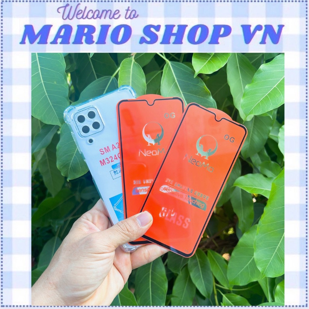 Combo 2 กระจกนิรภัยแบบเต็มหน้าจอพร้อมเคสกันกระแทก SS A14 A22 M32 A23 M33 M34 M51 M53 J6 PLUS J4 PLUS