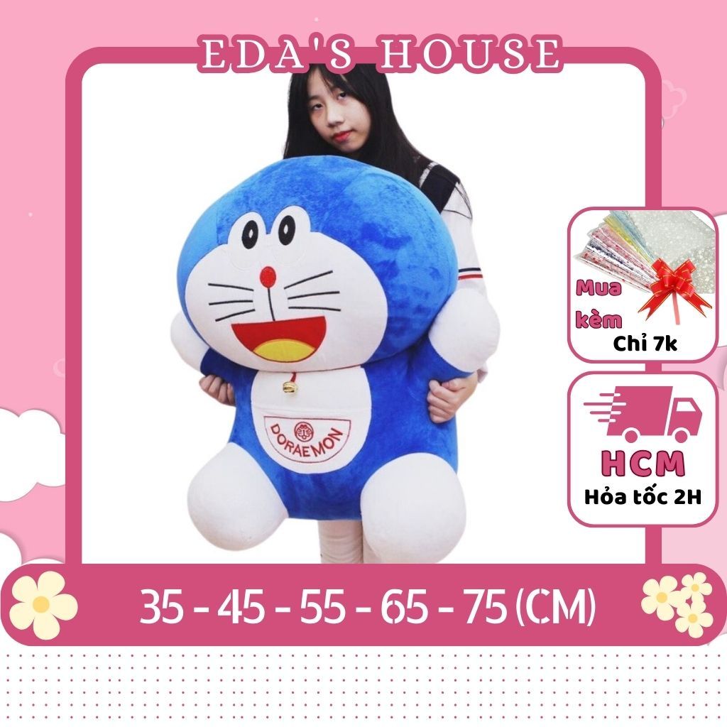 (HCM-Fast 2h Doremon Teddy Bear Doraemon Cat 35 45 55 65 75 cm EDA 'S HOUSE