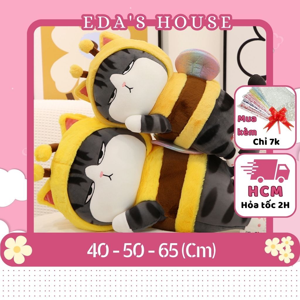 (HCM-Fast 2h🌹 Emperor Cosplay Teddy Bear Soft Cotton EDA 'S HOUSE Yellow Bee Shirt