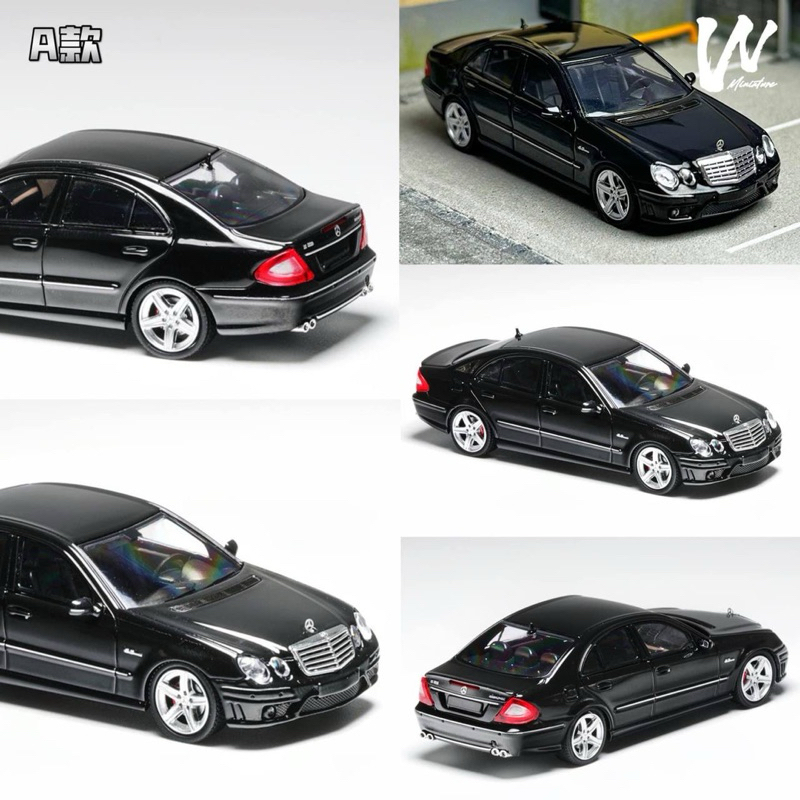 Mohinhxeps-1/64_ MK MODEL Mercedes-Benz E63 W211 โมเดลDiecast สีดํา(จํากัด999ชิ้น) /สีขาว(จํากัด599ช