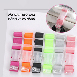 Dây đai đa năng treo hành lý vali du lịch, dây treo balo túi xách di động tiện lợi