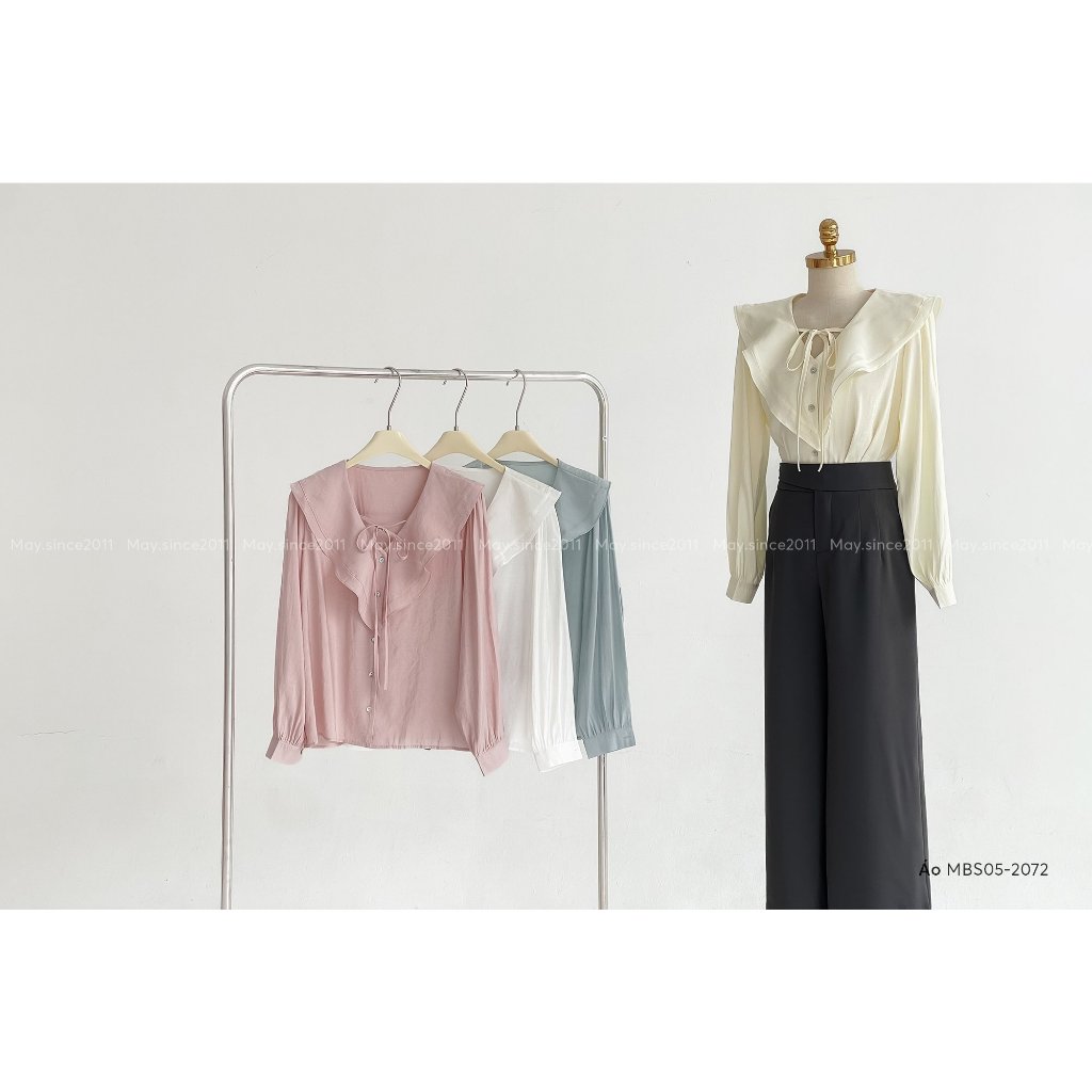 MAY.SINCE2011 เสื้อเชิ้ตคอปกแขนยาวผู้หญิง MBS05-2072