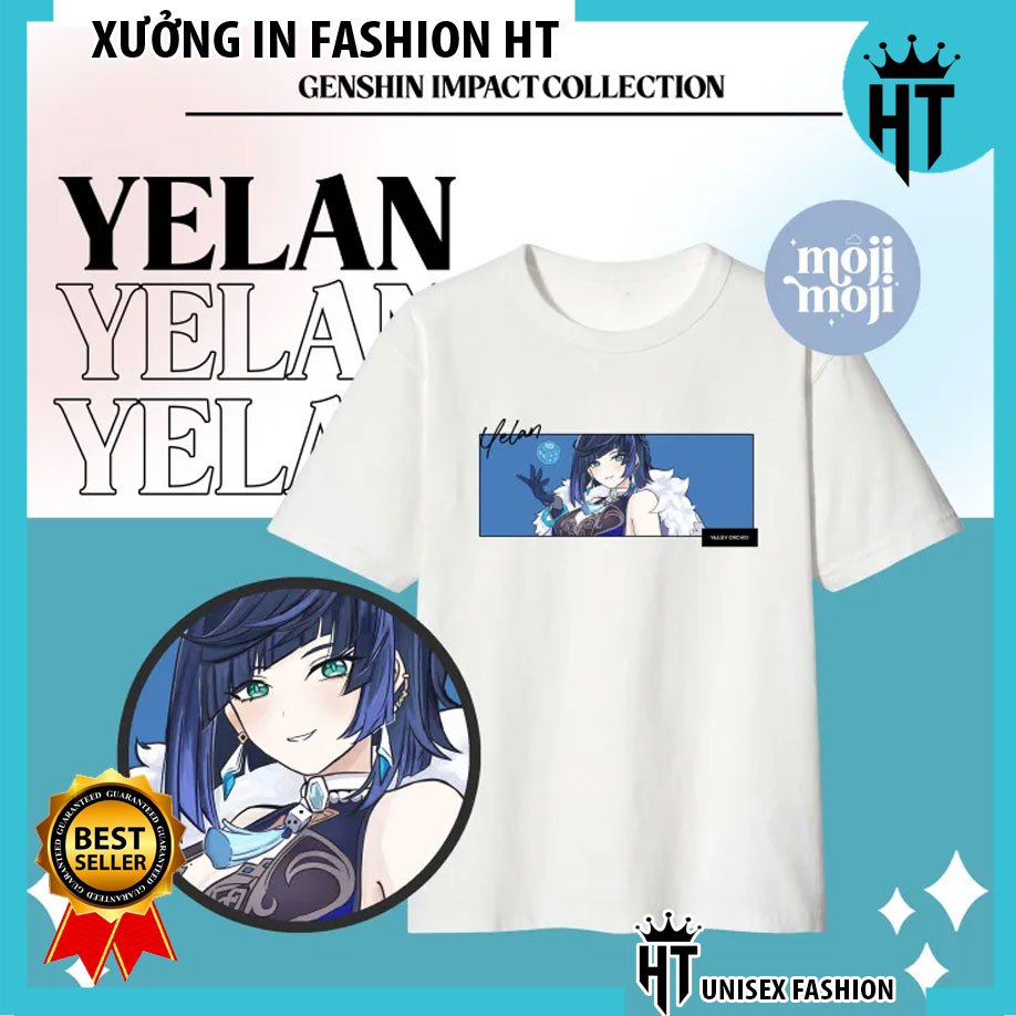 Hot เสื้อยืด GENSHIN IMPACT - เสื้อ Yelan รุ่นใหม่เท่มาก