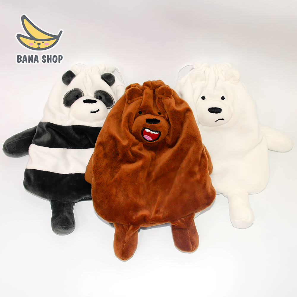 Bear Brothers mini Drawstring Bag We Are Simple Bear