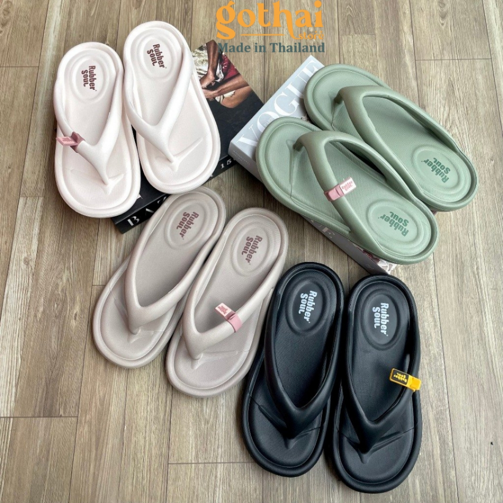 Rubber soul RBS Thailand Toe Slippers With Straps For Women - 8