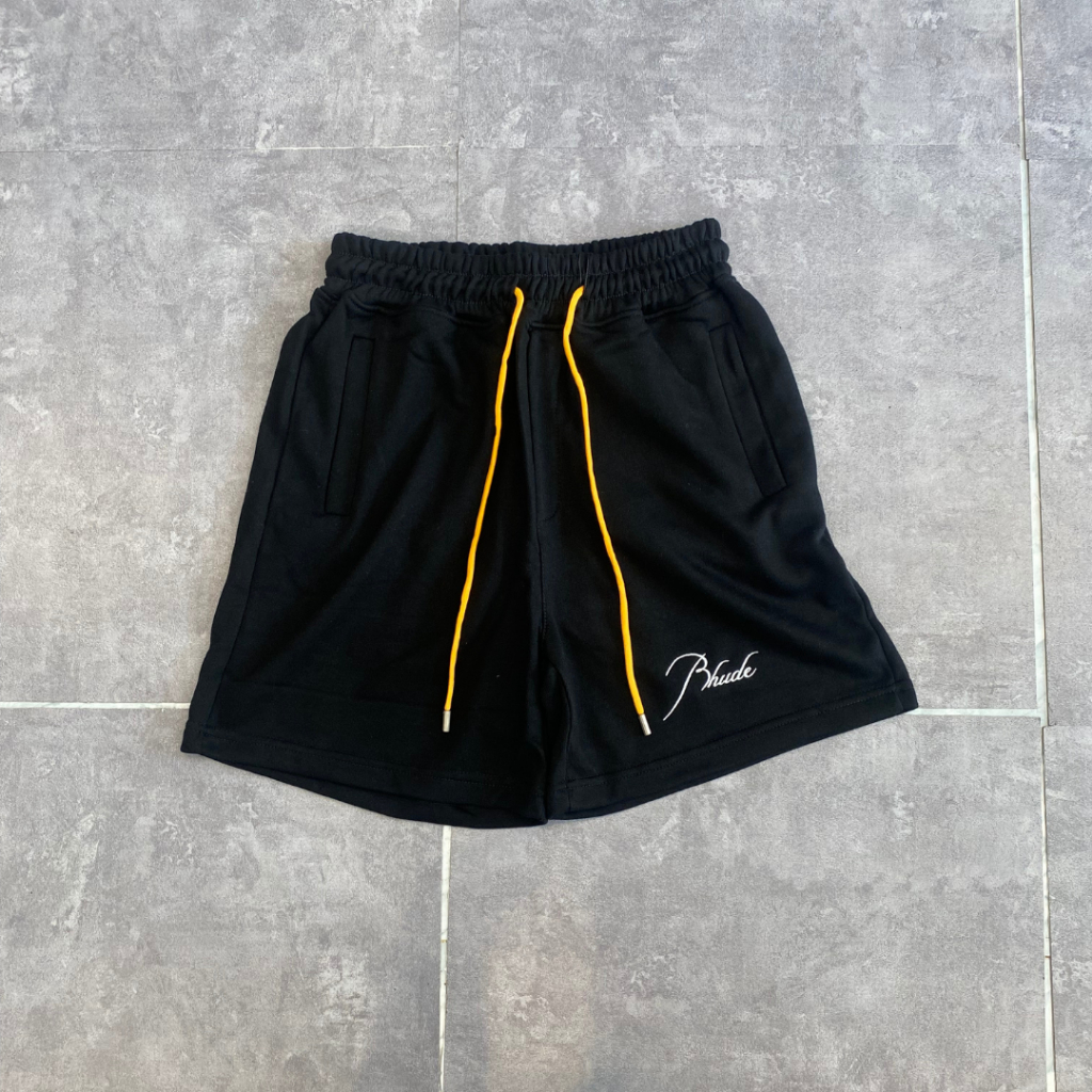 Rhude Sports Felt Shorts H1078 ผ้านุ่ม สบาย