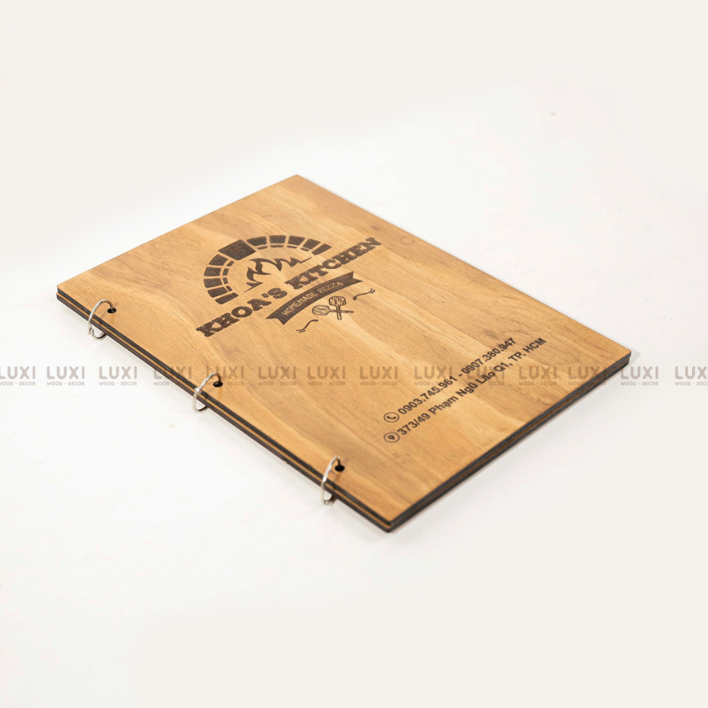 Vintage หรูหรา สะดวก A4/A5 ฝาครอบกลม Menu - Luxi ecoration Official Store