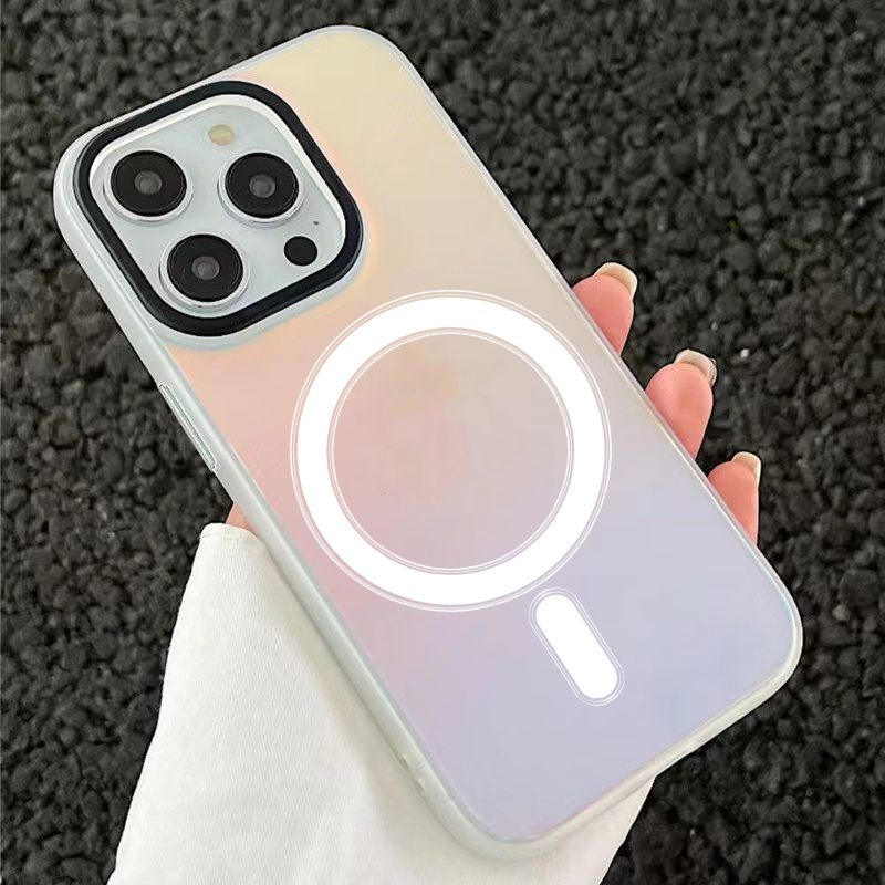 Rainbow เปลี่ยนสีIphoneสําหรับIphone 17 16 16pro 16promax 11 12 13 XR 6/6p/7plus/8/8plus dm001