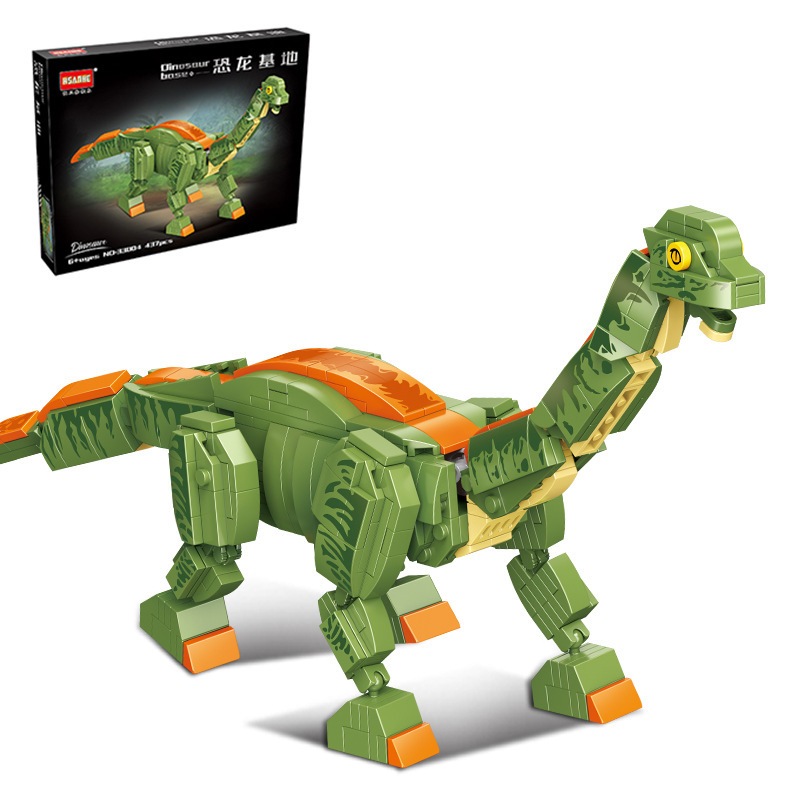 [437 รายละเอียด] ไดโนเสาร์คอยาว PUZZLE SET, ประกอบโมเดลไดโนเสาร์ Tyrannosaurus, ประกอบมังกร