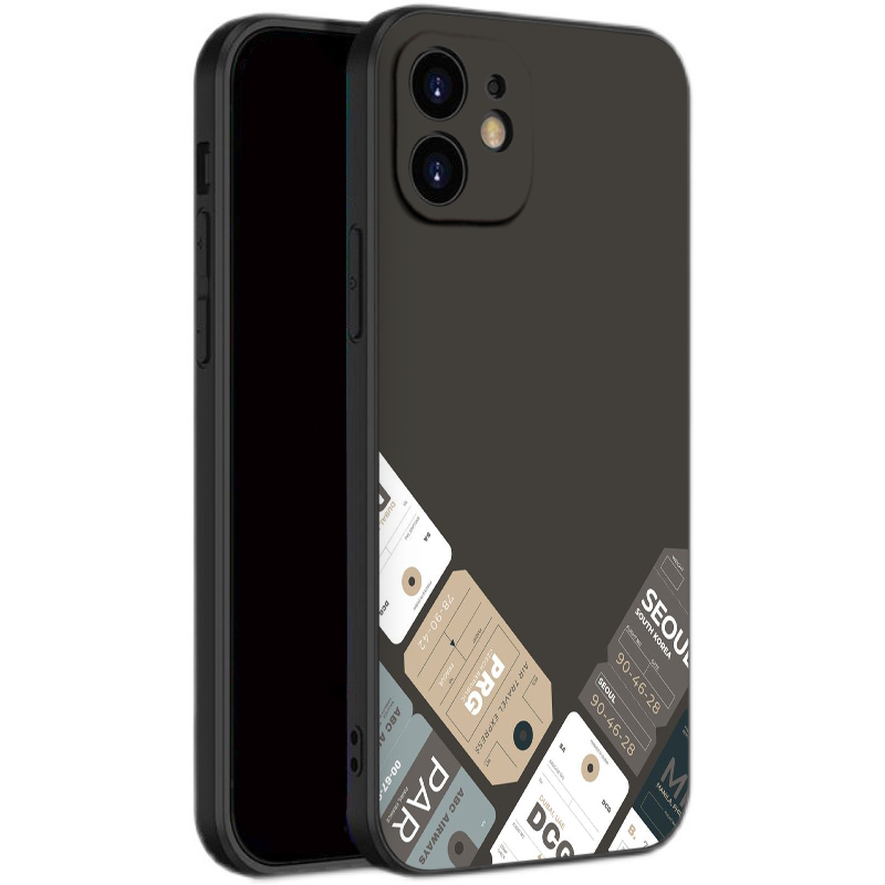 BVC เคส iPhone ดอกไม้สีแดงและพื้นหลังสีดําสําหรับ Iphone 15 13 14 12 11 Pro MAX X XR XS MAX 7 8P 6S 