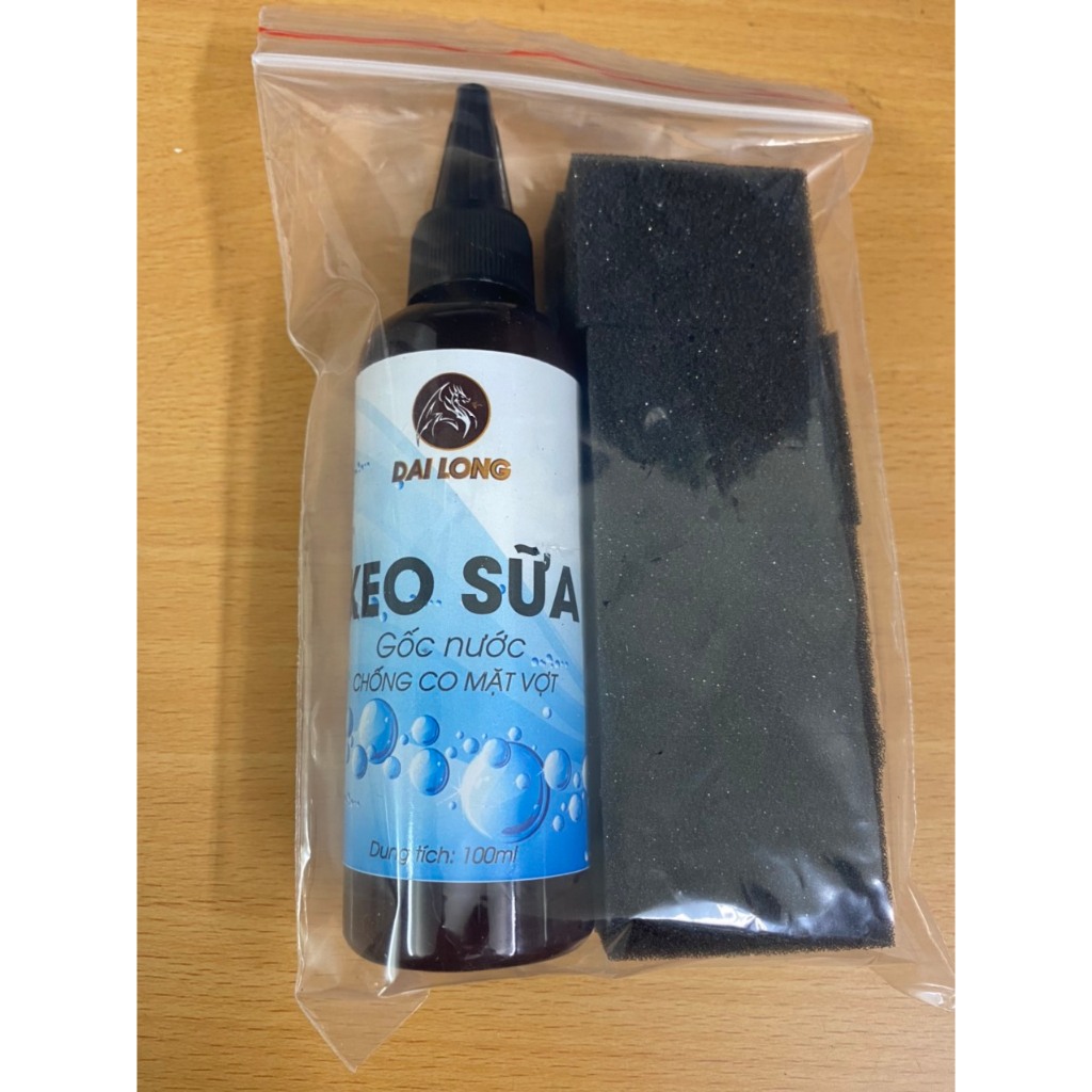 [Dai Long Table Tennis] ของแท้ DAI LONG Anti-Shrinkle Table Tennis Milk Glue (พร้อมฟองน้ํากาว)