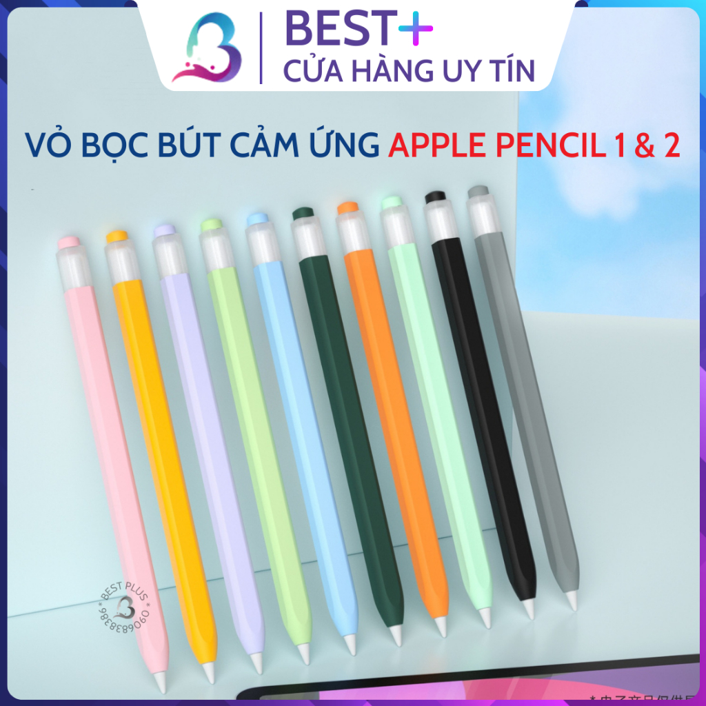 เคสซิลิโคน Apple Pencil 1 2 ปกป ้ องสไตลัสดินสอน ่ ารัก BESTPLUS