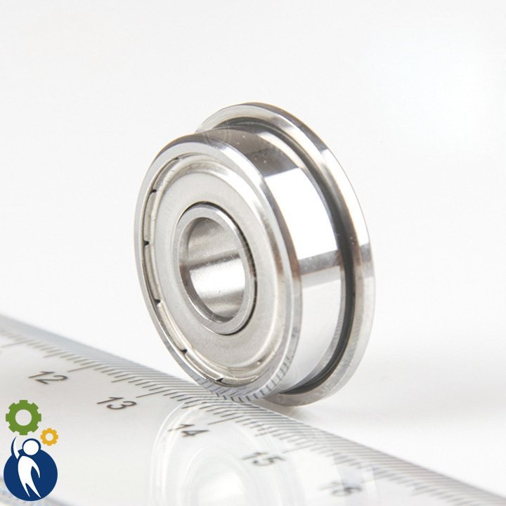 แบริ่งหน้าแปลนเพลา 5 มม. 5x16x5 มม. F625ZZ