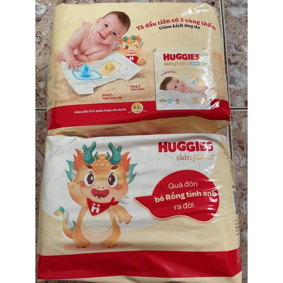 [NEW MODEL] ผ้าอ้อมเด็ก Huggies Skin Perfect ไซส์ NB30
