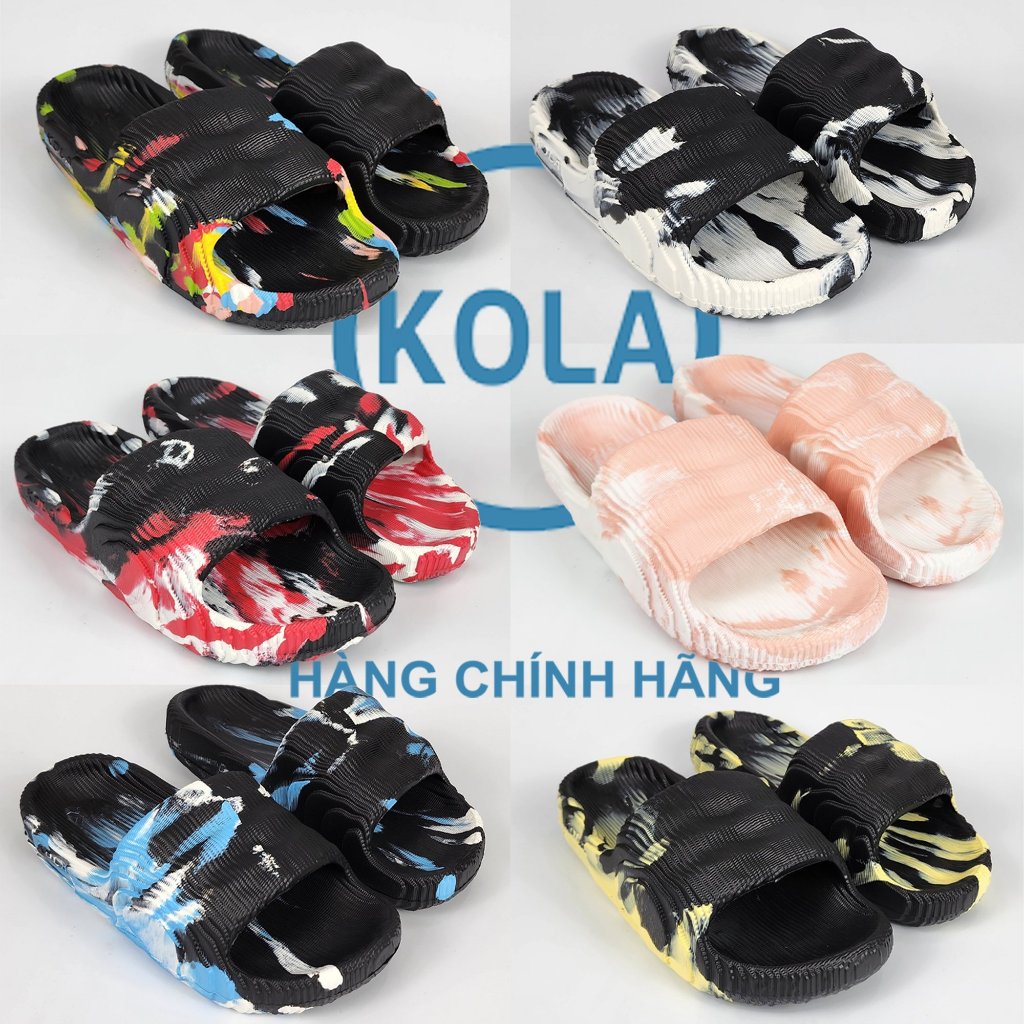 Kola รองเท้าแตะกะหล่ําปลีสายไขว้เม็ดไม้เสาหินสําหรับผู้ชายและผู้หญิงที่ทําจากวัสดุ EVA ซุปเปอร์ไฟ