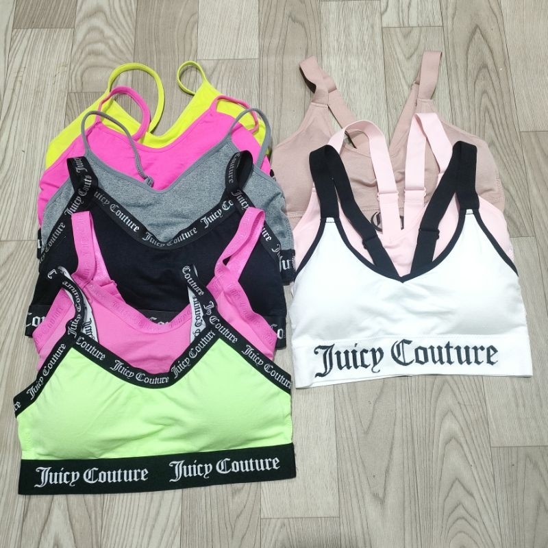 บรายางยืดเนื้อนุ่มและเรียบ Juicy Couture สินค้าส่งออก บรายางยืดแบบบาง