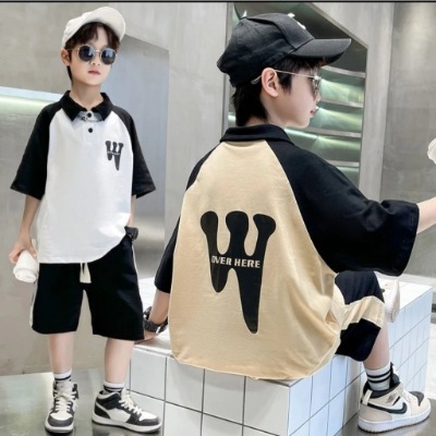 SUMMER CLOTHING SET รุ่น 18-45kg W. ดีไซน์คอโปโลส่วนบุคคล เขา5