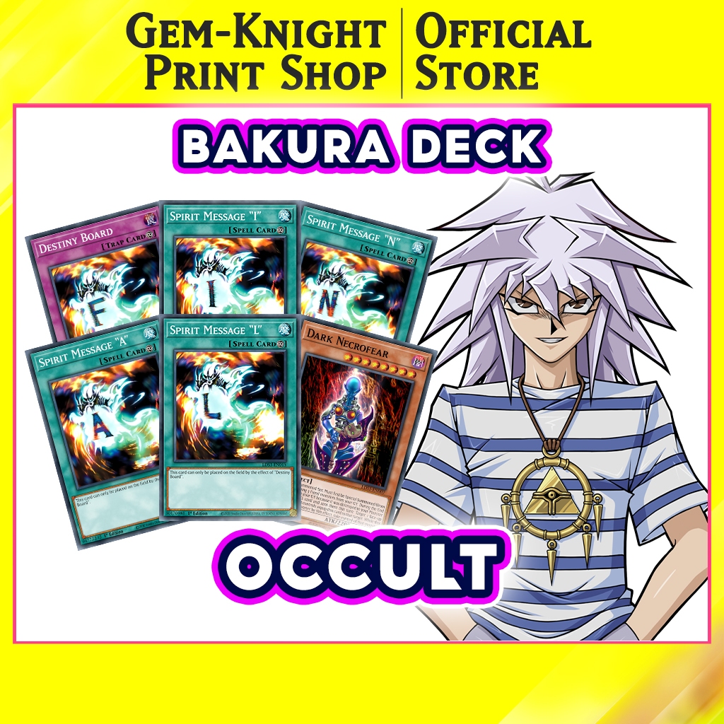 [การ์ดพิมพ์ลาย] Yugioh Deck - Occulti - Bakura Deck