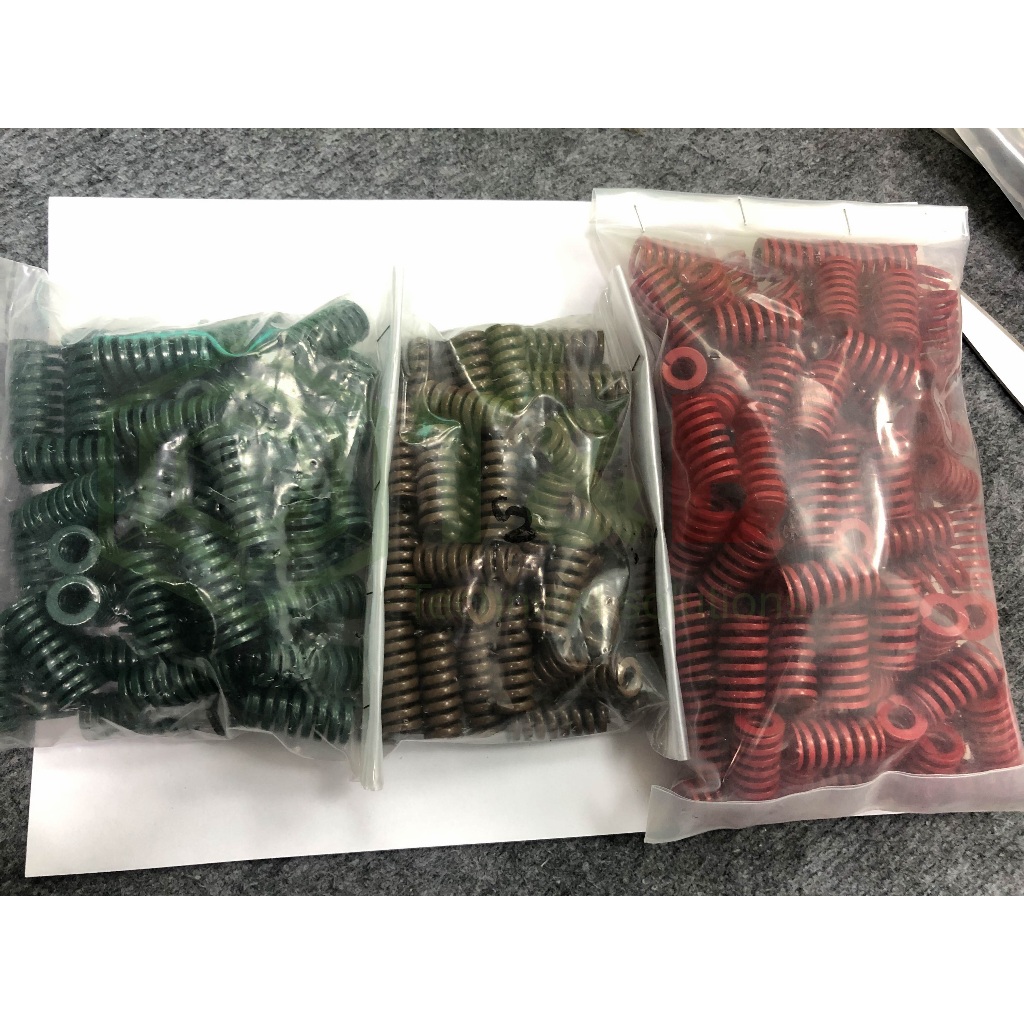 ส่วนประกอบสปริงแม่พิมพ์ XO (สีแดง) 10x25mm SWM - สปริงคอยล์ SWM10-25 มาตรฐาน MISUMI ถุง 10 ชิ้น