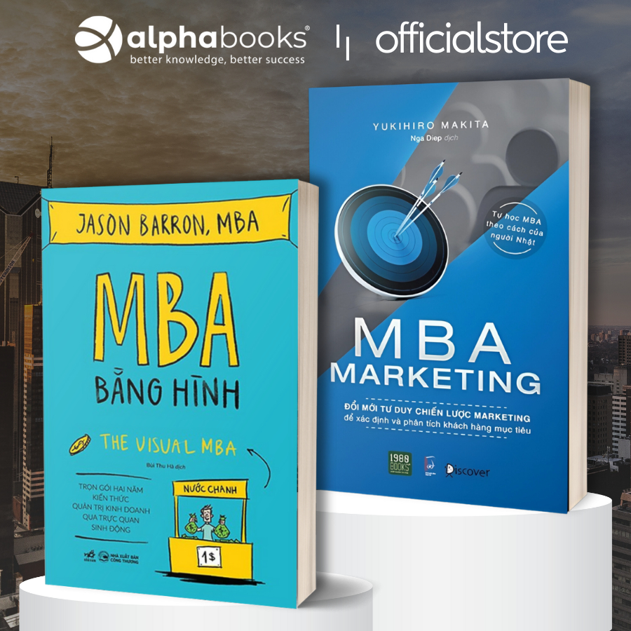 หนังสือ - หนังสือคอมโบ: MBA ในภาพ (NN) + การตลาด MBA (1980 เล่ม)