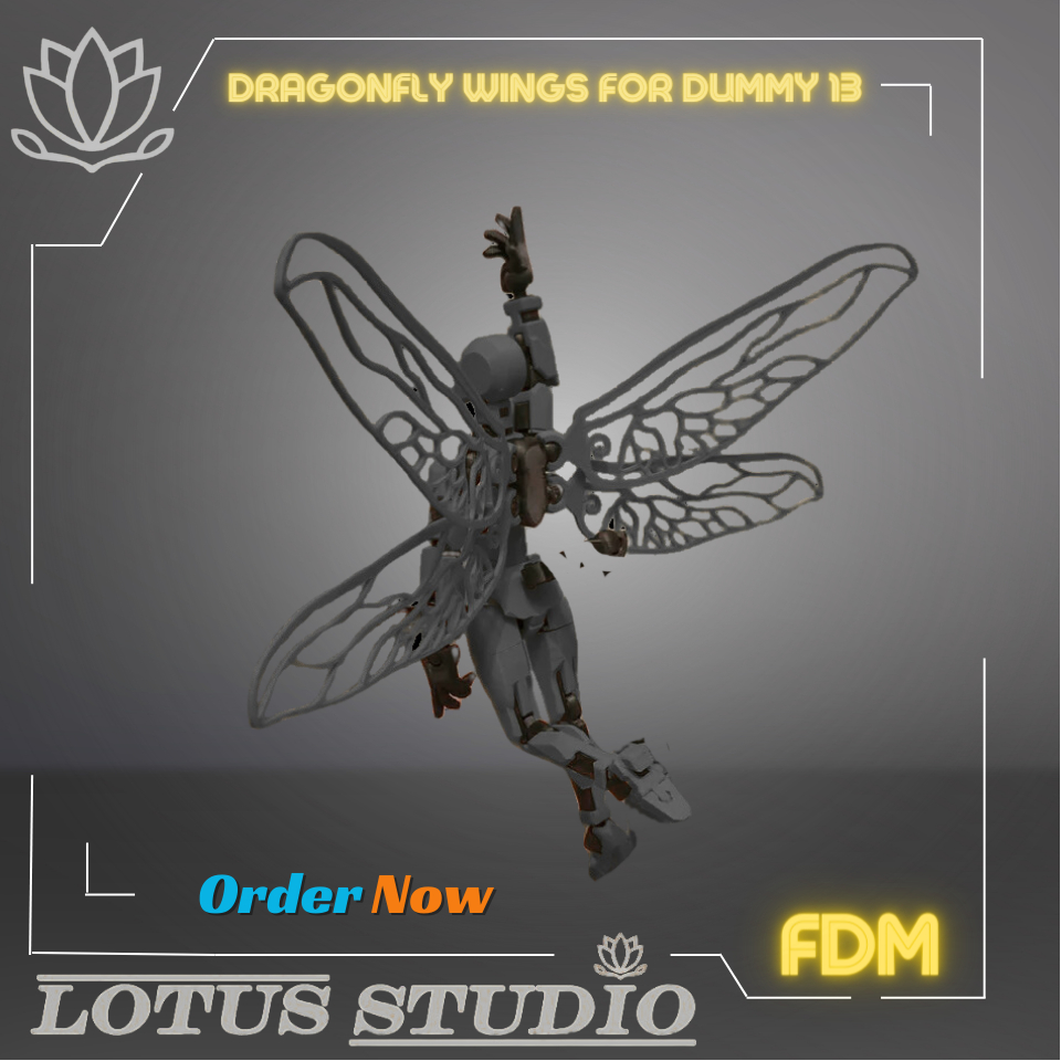 อุปกรณ์เสริมปีกแมลงปอสําหรับ Dummy 13 รุ่น