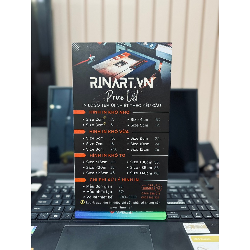 [PRINT] เมนูแข็งหนา Formex Tabletop (Format) ON REQUEST Size: A5, A4, A3