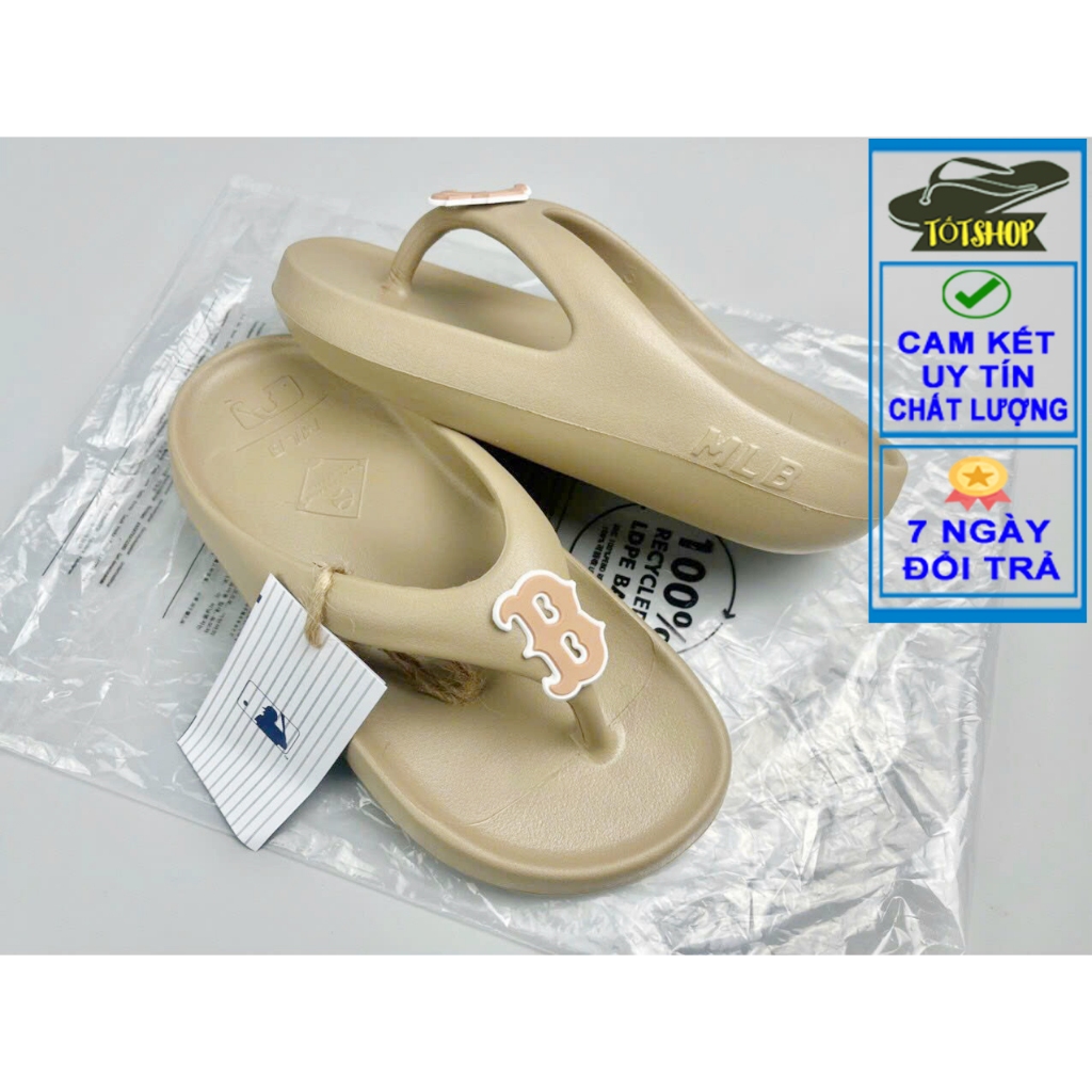 รองเท้าแตะผู้หญิง รองเท้าแตะ รองเท้าแตะ ตัวอักษร MLB B