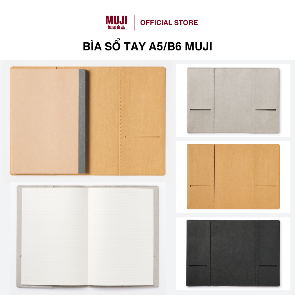 A5/b6 MUJI Notebook Cover