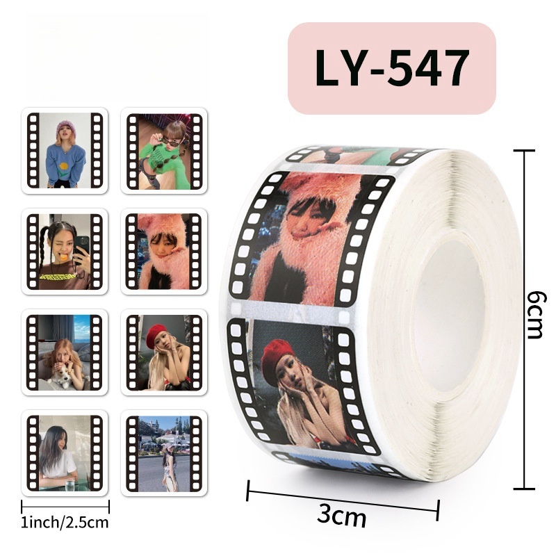 สติ๊กเกอร์ 500 ดวง blackpink, Ive, Babymonster, aespa 2.5 x2.5 cm