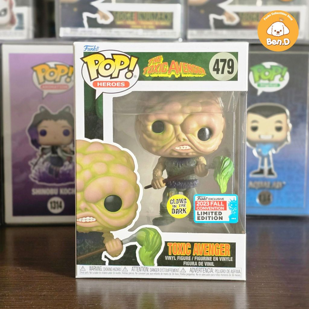 FUNKO ฟังโก้ป๊อป! ฟิกเกอร์ Fiko POP! Heroes: The Toxic Avenger - Toxic Avenger (Glow) 479 (2023 FCE)