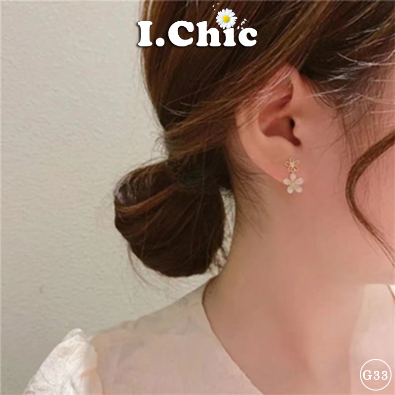 I.Chic Aurea Flower ต่างหู G33