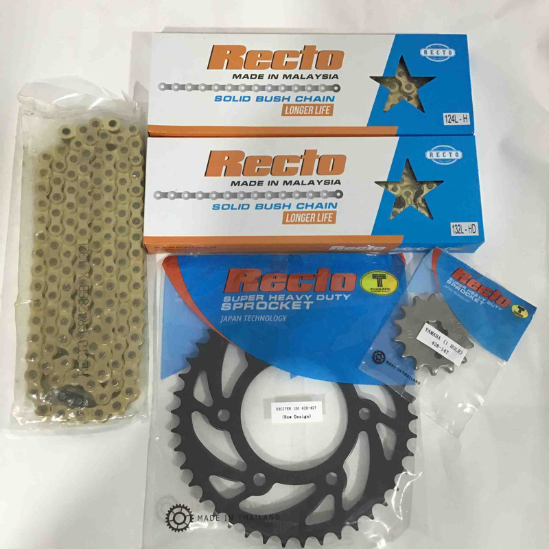 เฟืองโซ่ Recto ของแท้ Exciter 135 - Exciter 150 - Exciter 155