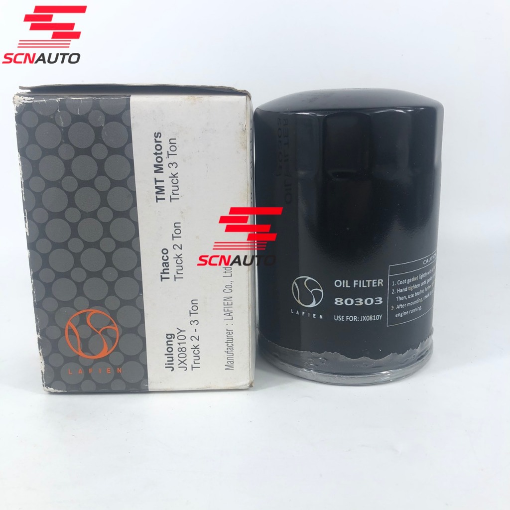 Cuu กรองน้ํามันรถยาว Truong Hai THACO 2 ตัน Jiulong TMT series 3 ตัน รหัสกรอง: JX0810Y/80303/33351,