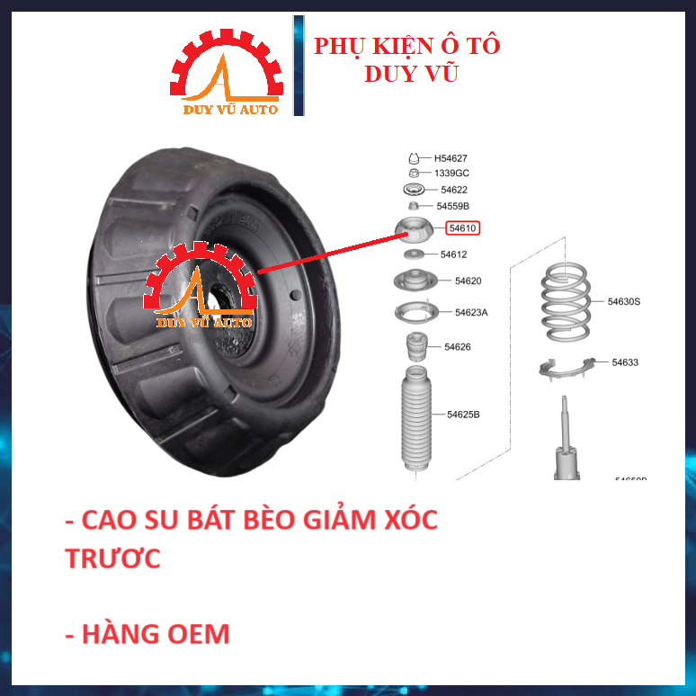 I10 GRAND RUBBER FRONT SUSPENSION สําหรับ I10 GRAND 2014-2023