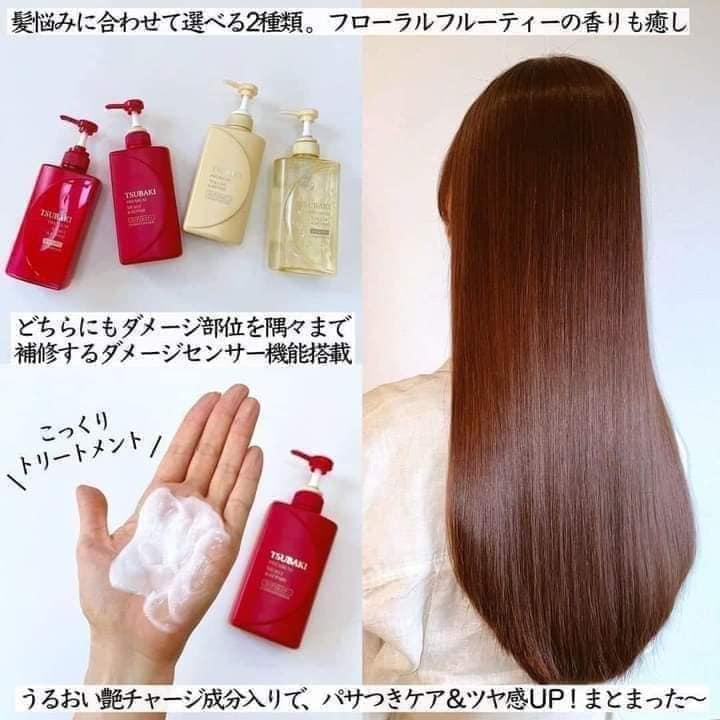 Tsubaki Premium Shampoo Set For Hair Loss Restoration &amp; Prevention 490ml