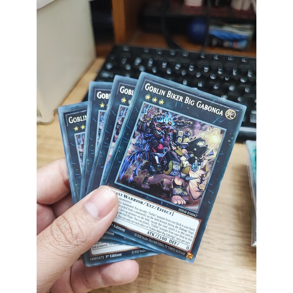 [Yugioh Funny Shop] การ์ด Goblin Biker Big Gabana 1 - PHNI-EN047 - Secret Rare 1st Edition