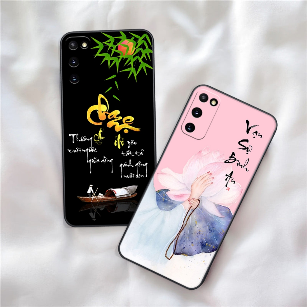 เคส Samsung S20 / S20 PLUS / S20+ (4G - 5G) / S20 FE พร้อมโชคลาภ คัดลายมือ สันติภาพ แหวน หัวใจ