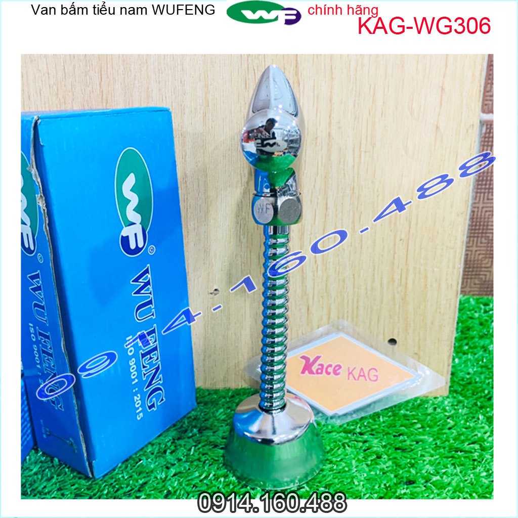 Wufeng KAG-WG306 วาล์วกดปัสสาวะ Chrome, วาล์วปัสสาวะขนาดเล็กไต้หวันสําหรับการปล่อยน้ําที่แข็งแกร่งแล