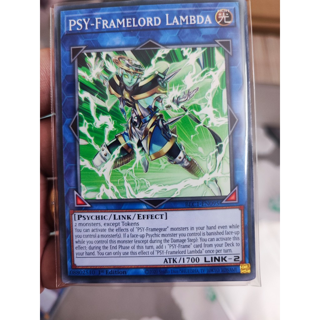 [Yugioh Funny Shop] การ์ด 1 ใบ PSY-Framelord Lambda - BLC1-EN095 - Common 1st Edition