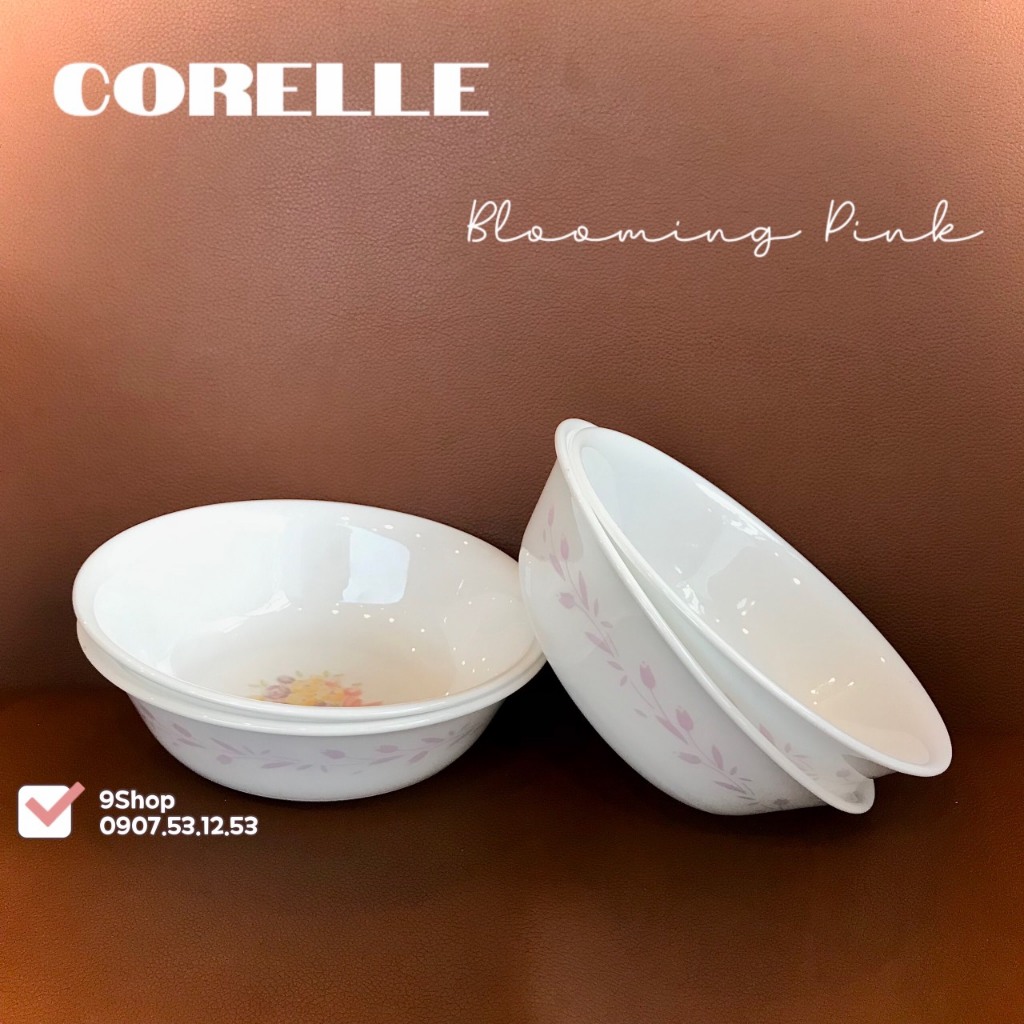 Corelle USA - Blooming Pink - Combo 02 Bowls 532ml Rose