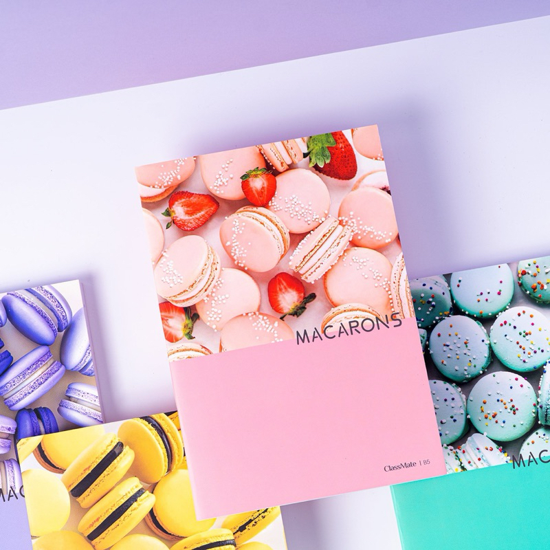 สมุดบันทึกแนวนอน 200 หน้า B5 ClassMate Macarons 0403