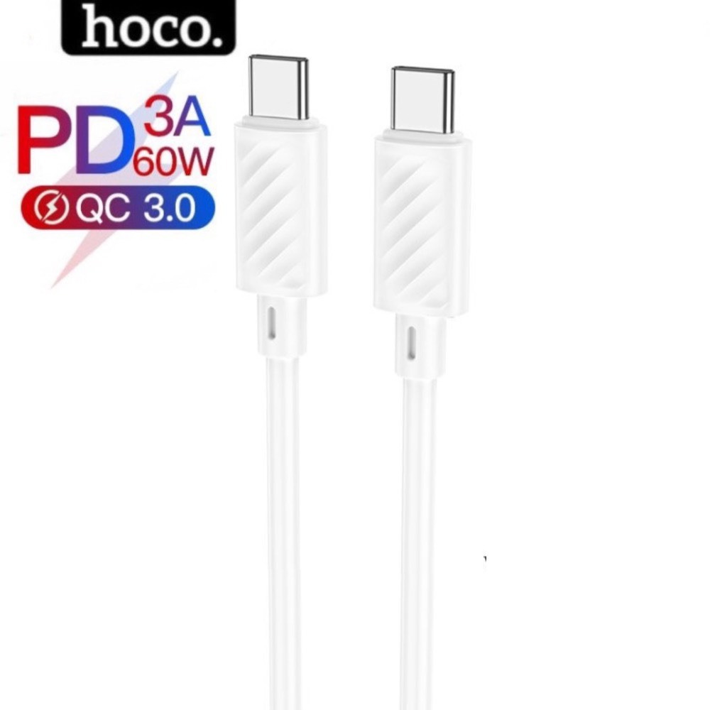 ของแท้ Hoco type c to typec สายชาร์จเร็ว สายชาร์จเร็ว 60w พร้อมหัว typec 2 หัวสําหรับแล็ปท็อป samsun