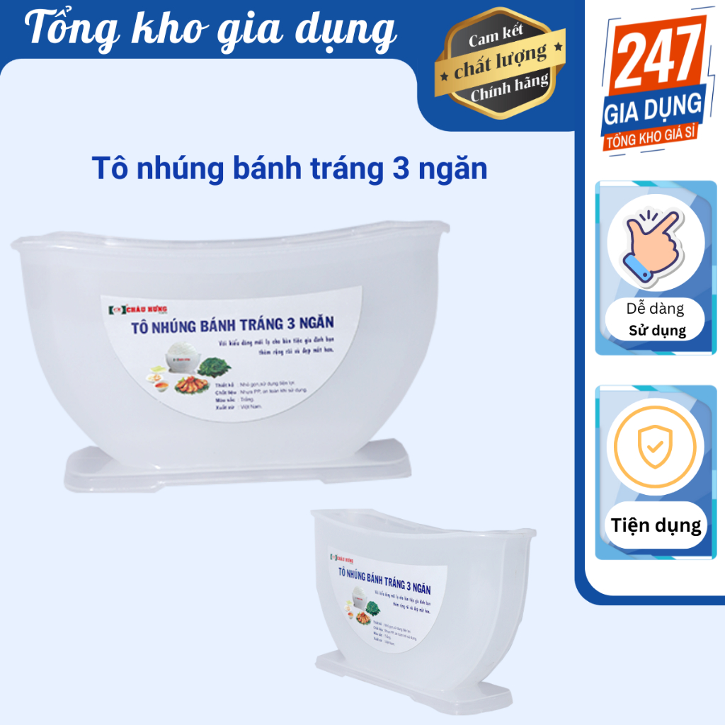 ถาดพลาสติก Dipped In Rice paper, Dipped In 3-Compartment Rice paper trace