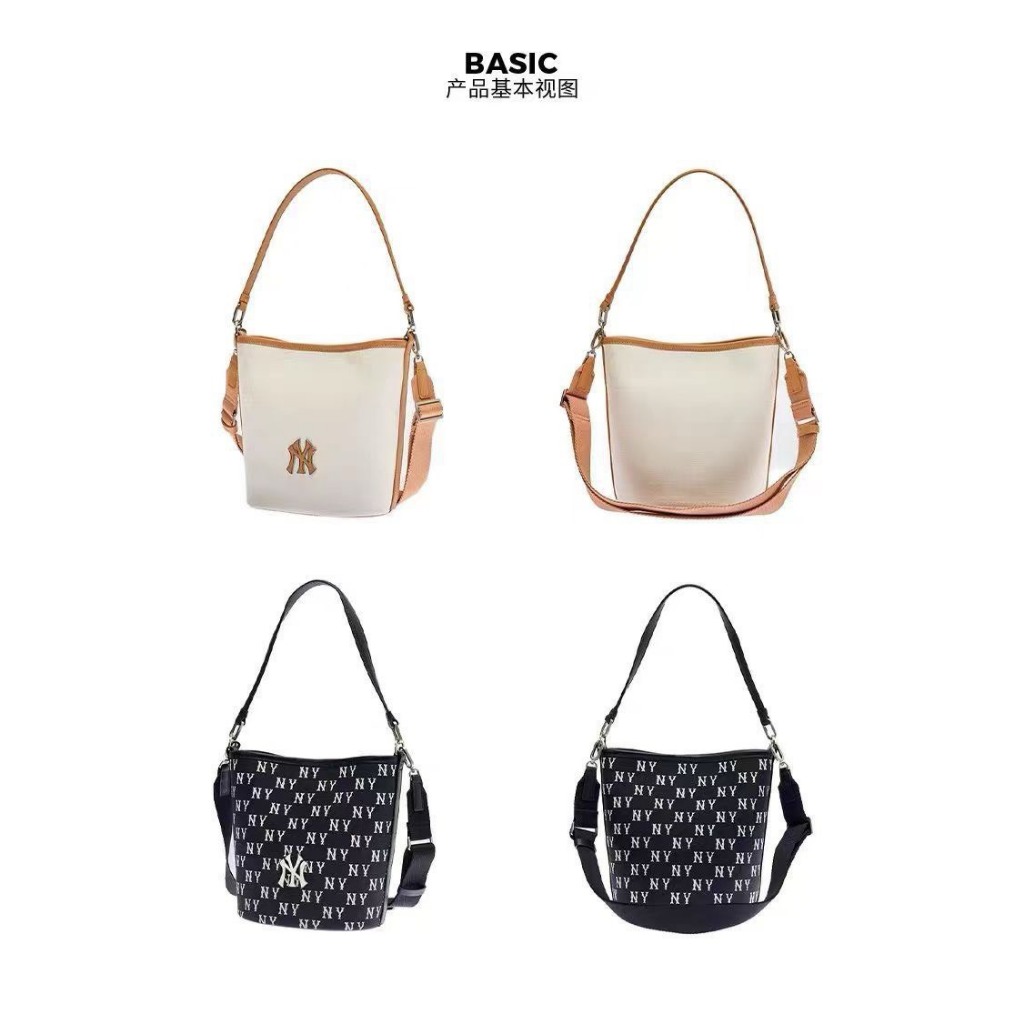 (TQXK 1:1) Monogram Oval Bag M/L/B 2 สี BLACK & CREAM Goods Full tape-tag-code บรรจุภัณฑ์แบรนด์