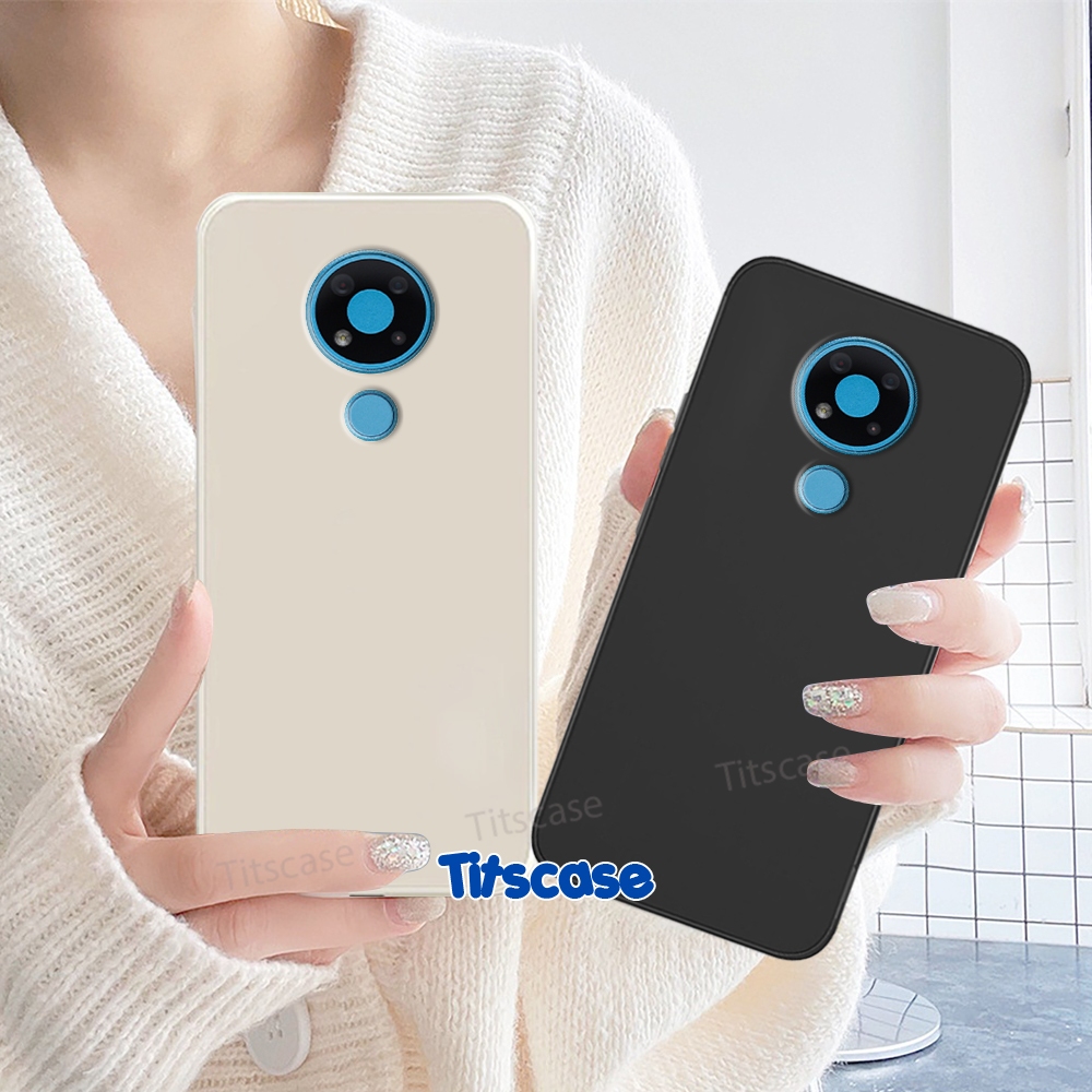เคส Nokia 3.4 / 8210 4G Soft TPU ขอบสี่เหลี่ยมปกป้องกล้อง (เปิดตัวรุ่น)