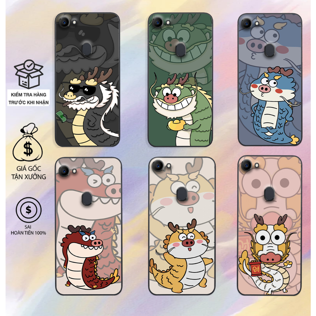 เคสมังกรน่ารักตลกและน่ารักสําหรับ Oppo F5 / F5 Youth / F7 / F7 Youth ราคาถูกหลายรุ่น